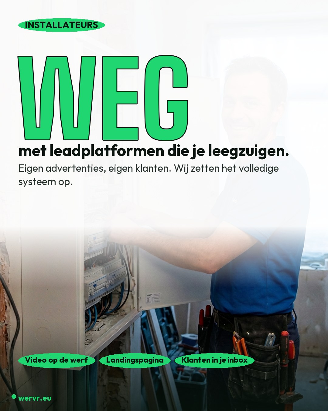 Ad installateur — eigen klanten, eigen systeem